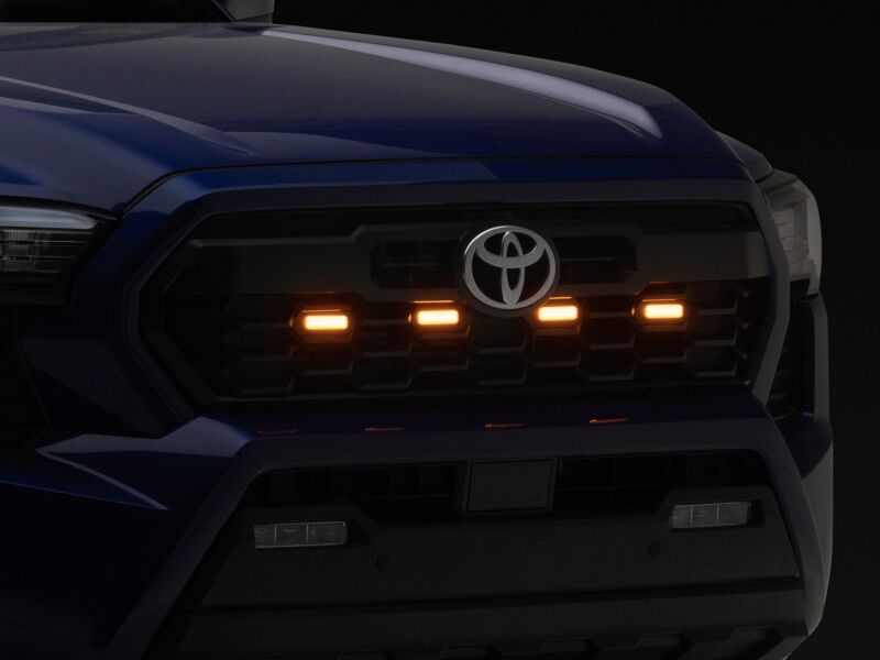 Raxiom 24-26 Toyota Tacoma Pre Runner/TRD Off-Road/TRD Sport Amber LED Grille Light- Smoked Lens thumbnail 3