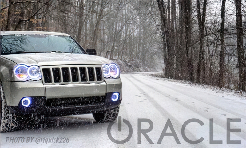Oracle Jeep Grand Cherokee 05-10 Halo Kit - ColorSHIFT w/ BC1 Controller