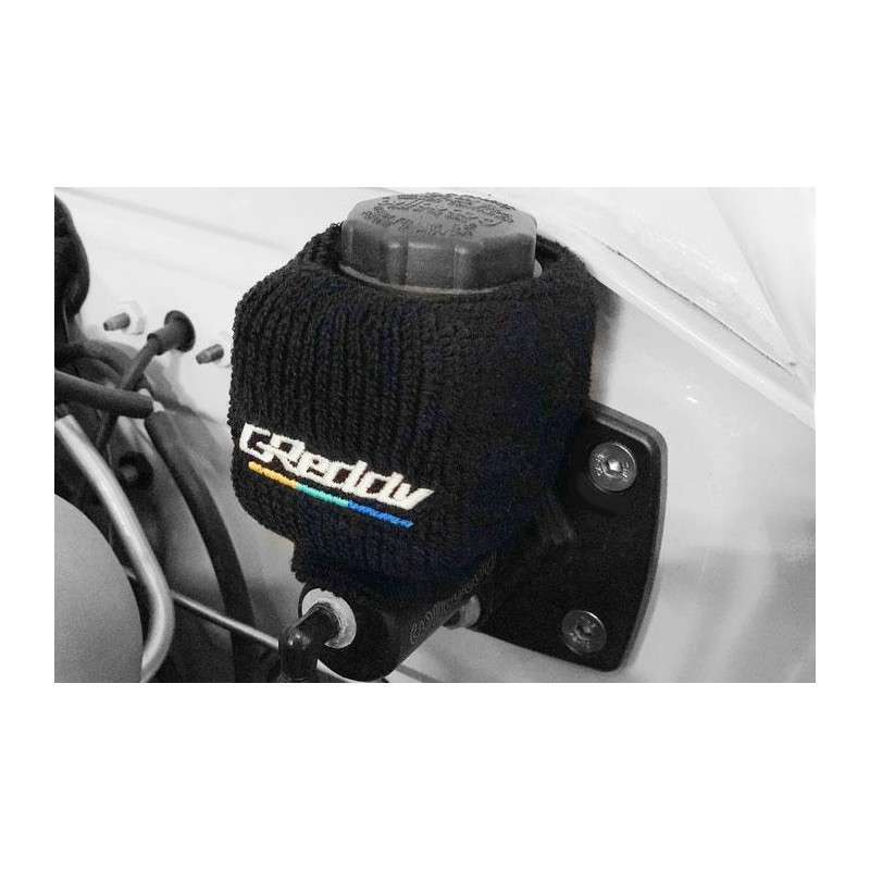 GReddy Underline Logo Reservoir Cover - Black thumbnail 2