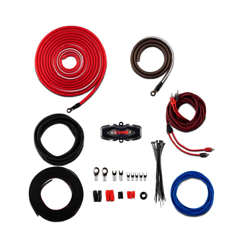 DS18 4-GA Amplifier Install Kit- Red thumbnail 3