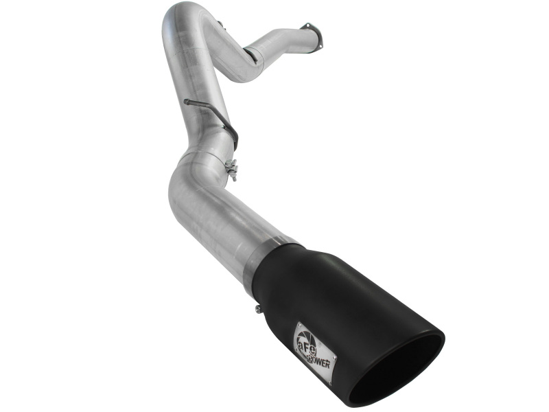 aFe Atlas Exhaust 5in DPF-Back Al Steel 07.5-10 GM Diesel Trucks V8-6.6L (td) LMM (Blk Tip) thumbnail 2