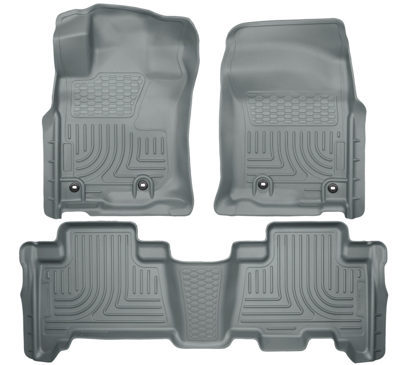 Husky Liners 2013 Toyota 4Runner WeatherBeater Grey Front & 2nd Seat Floor Liners thumbnail 6
