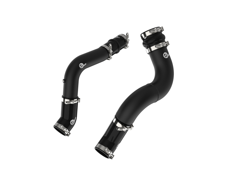 BladeRunner Aluminum Hot and Cold Charge Pipe Kit Black