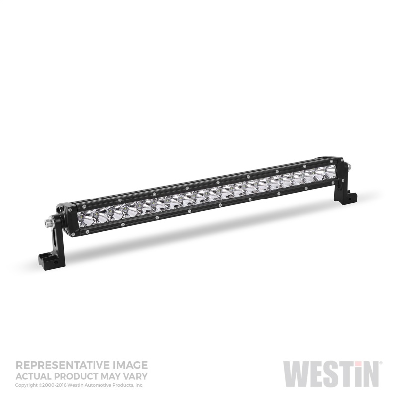Westin Xtreme LED Light Bar Low Profile Single Row 30 inch Flood w/5W Cree - Black thumbnail 5
