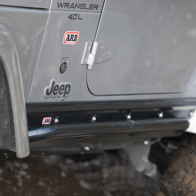 ARB Deluxe Rock Rails Rocker Guards Tj Swb All thumbnail 6