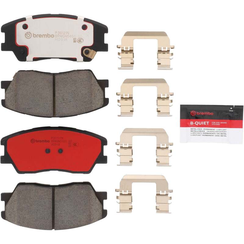 Brembo OE 19-22 Kia Soul PRIME Ceramic Brake Pad - Front thumbnail 2