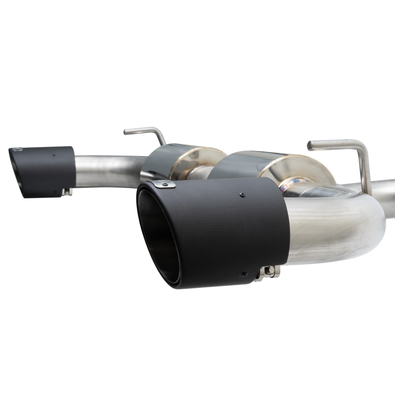 Injen 19-22 Hyundai Veloster N L4 2.0L Turbo Performance SS Axle Back Exhaust System - Carbon Tips thumbnail 4