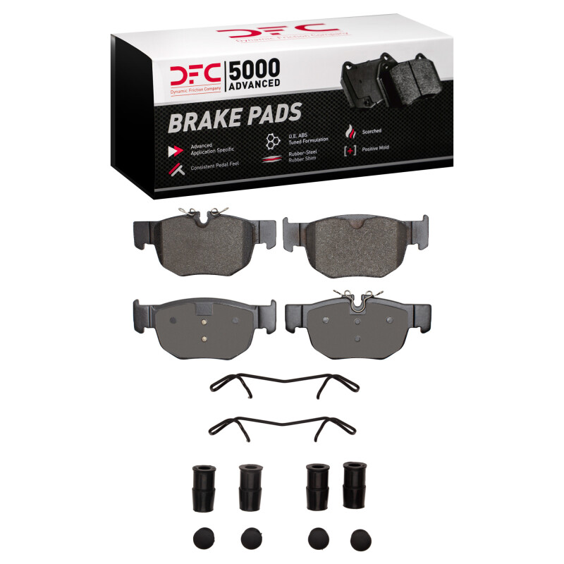DFC 5000 Advanced Brake Pads - Low Metallic and Hardware Kit