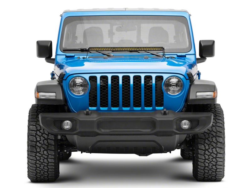 Raxiom 18-23 Jeep Wrangler JL Axial Series 30-In Single Row LED Light Bar w/ Hood Mounting Brackets thumbnail 6
