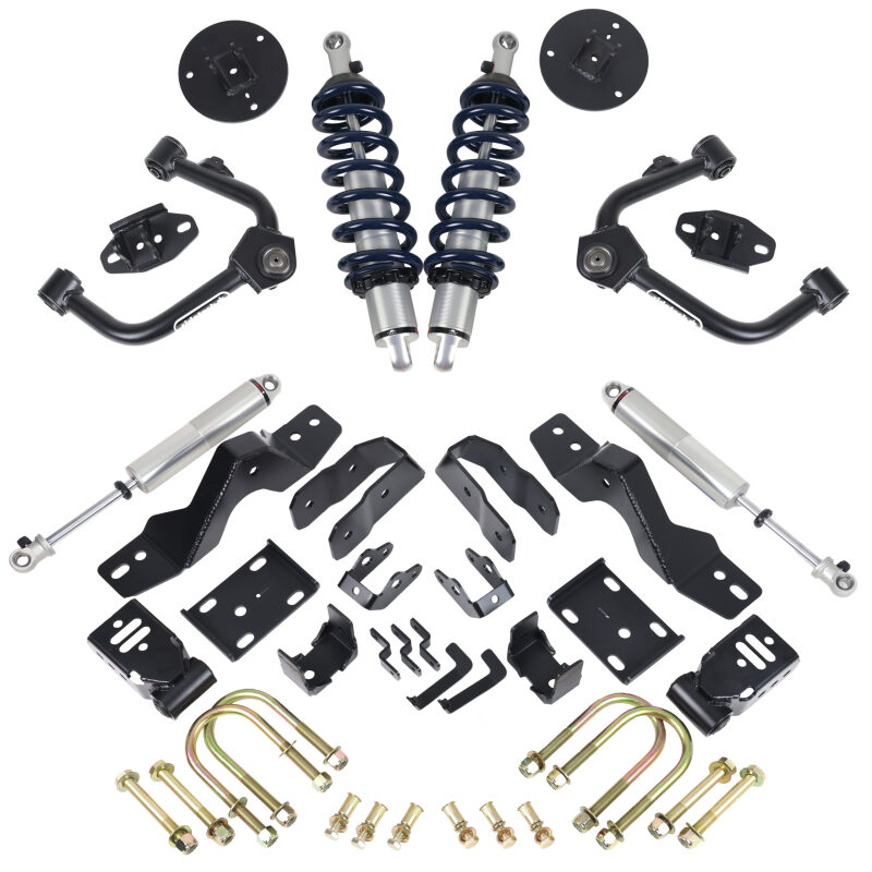 Ridetech lowering system for 2019-2026 Silverado / Sierra 1500 4WD Axle Group B.