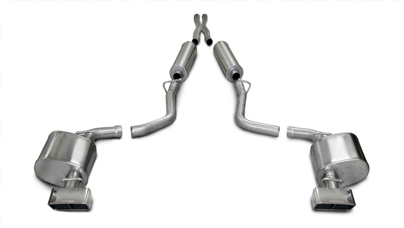Corsa 2009-2010 Dodge Challenger R/T 5.7L V8 Manual Polished Xtreme Cat-Back Exhaust thumbnail 6