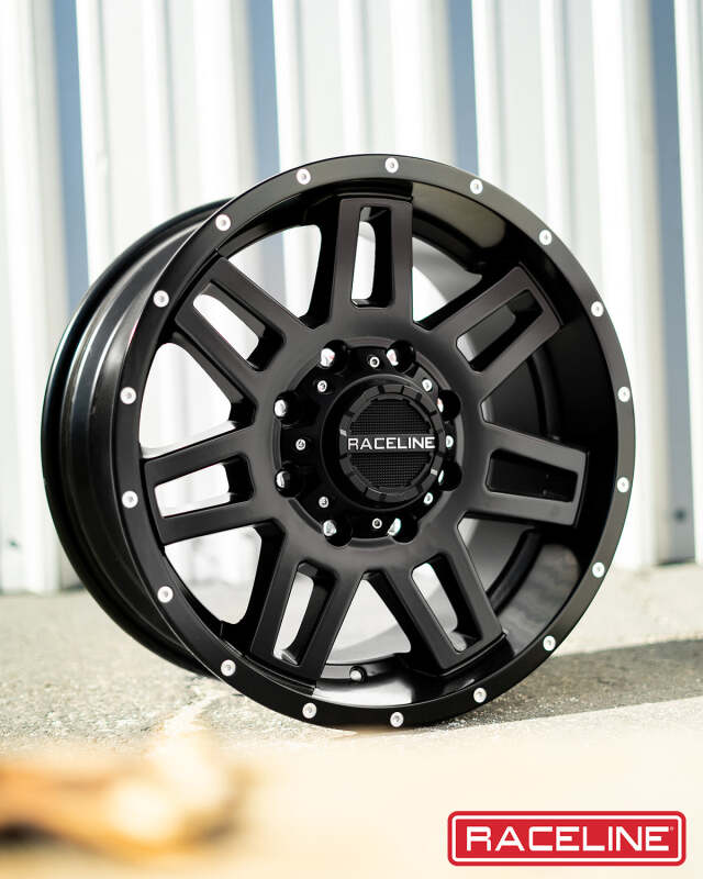 Raceline 931B Injector 17x9in / 8x170 BP / 0mm Offset / 125.2mm Bore - Satin Black Wheel thumbnail 6
