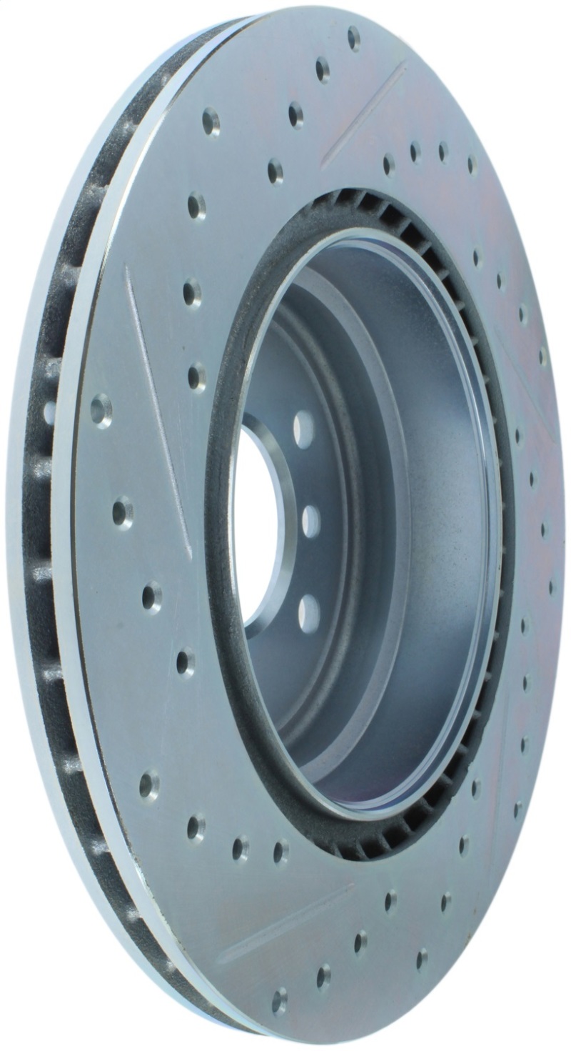 StopTech Select Sport 07-13 BMW 335i Slotted & Drilled Vented Left Rear Brake Rotor thumbnail 3