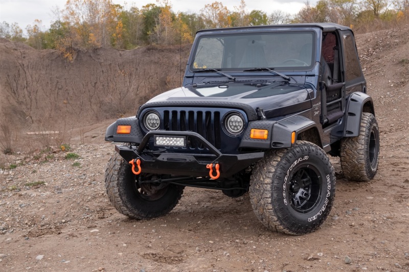 Bushwacker Trail Armor Body Cladding Kits 14005 Armor, Front Fender Cladding, Hood Guard, Dura-flex Plastic, Black Diamond Tread, Jeep, Set thumbnail 3