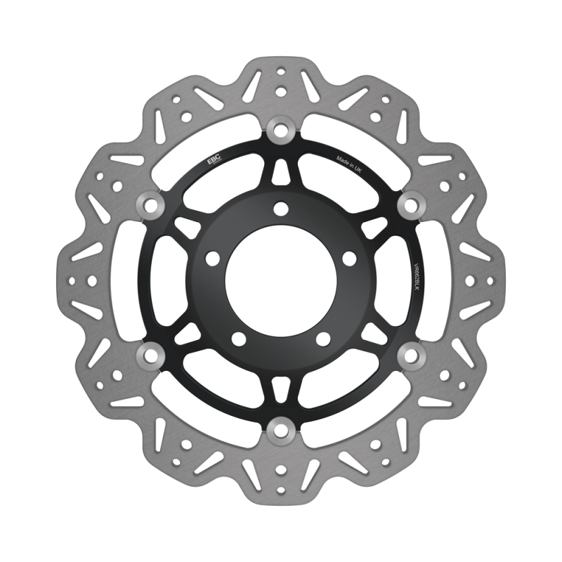EBC 03-04 Triumph Hinckley Daytona 600 Front Left/Right Vee Floating Black Rotor