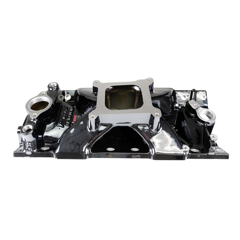 Edelbrock Chevy SB Victor Jr. 23 Degree Black Plasma Intake Manifold