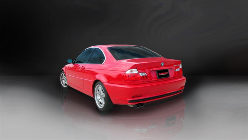 Corsa 2001-2006 BMW 325i/ci Convertible E46 Black Sport Axle-Back Exhaust thumbnail 9