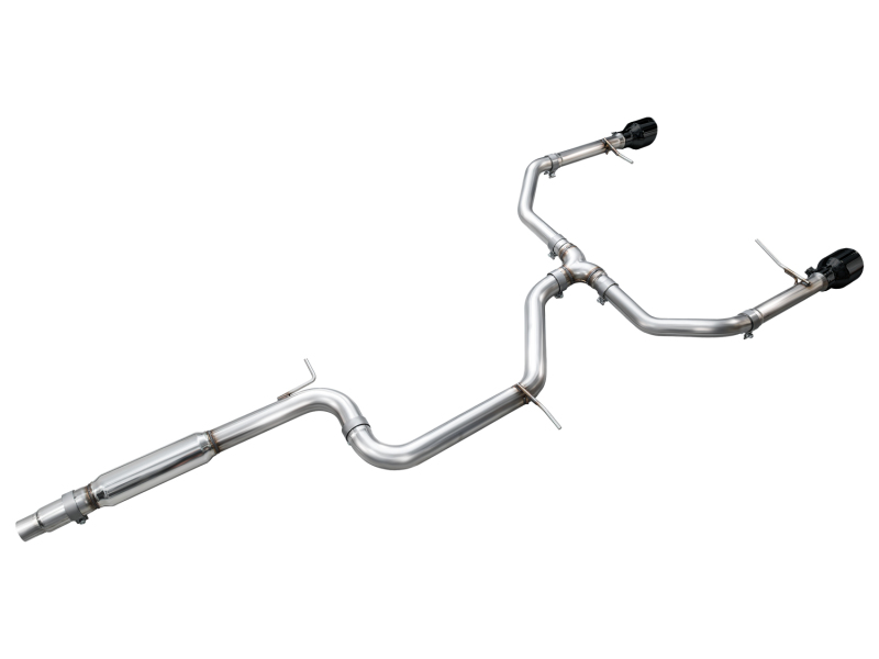 AWE Tuning 22-25 Volkswagen Jetta GLI Track Edition Exhaust - Diamond Black Tips thumbnail 9