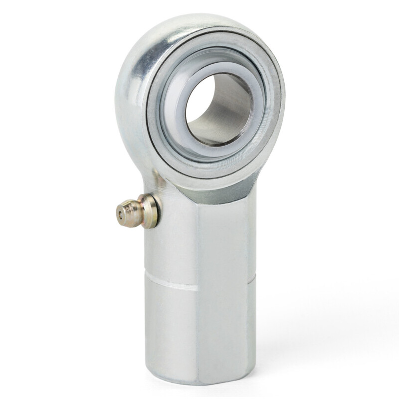 QA1 H Series 3-Pc Rod End - Female/Right Hand - 14mm Bore x M14x1.5 w/Zerk - Alloy Steel