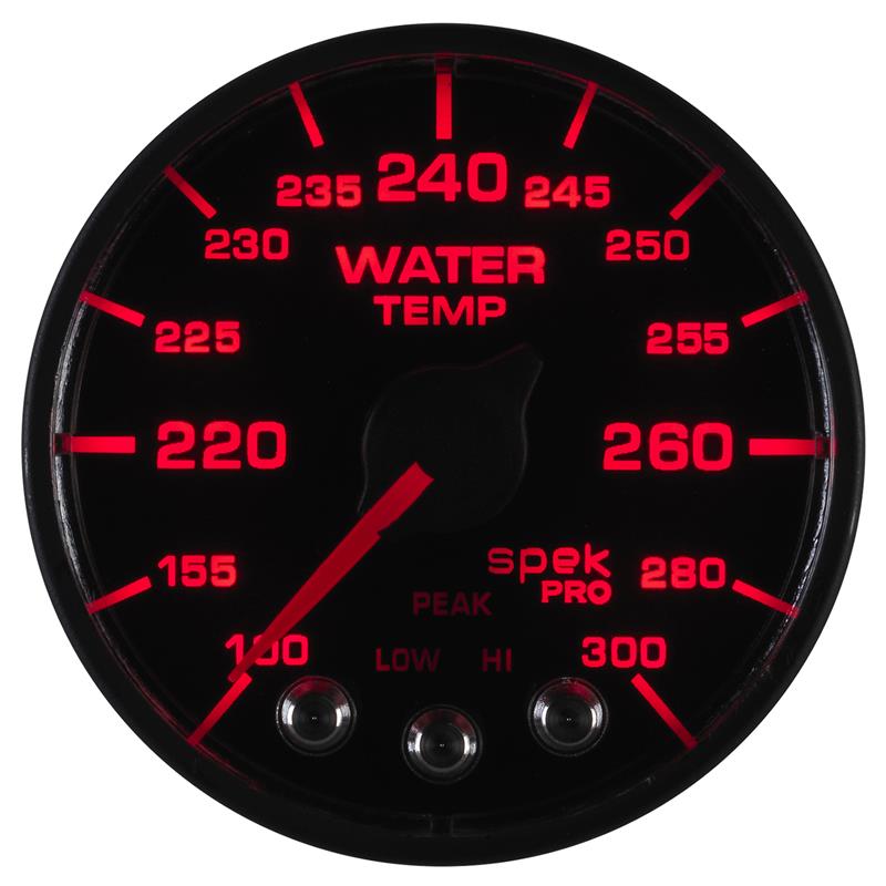 Autometer Spek-Pro - Nascar 2-1/16in Water Temp 100- 300F Bfb Ecu thumbnail 6