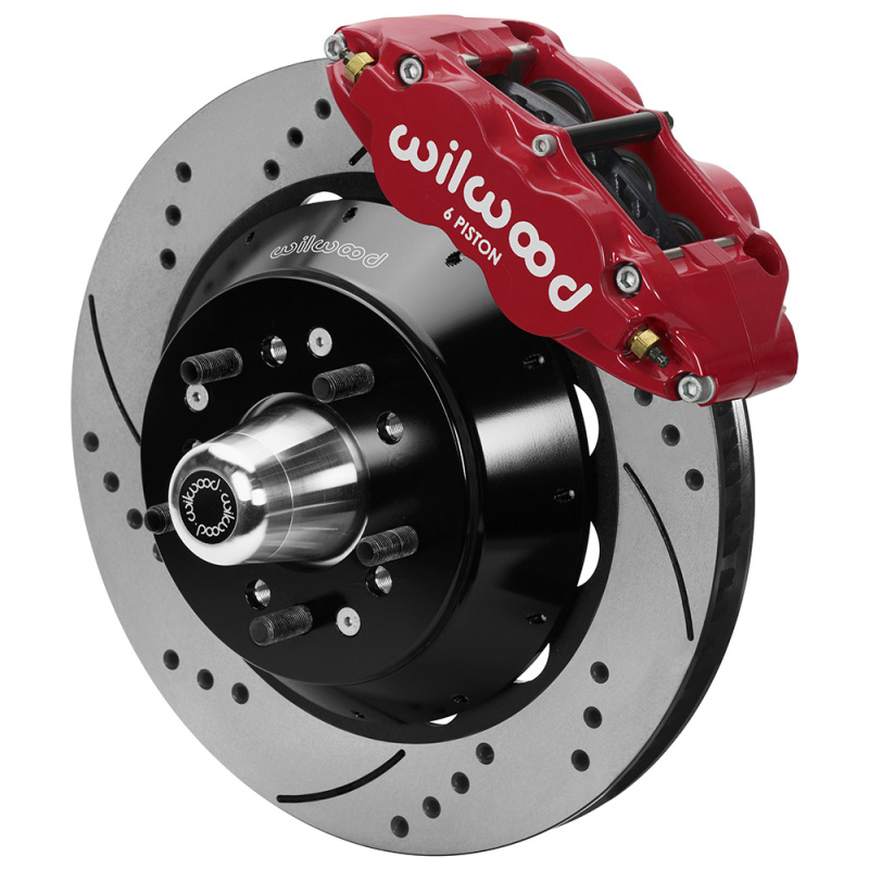 Wilwood kit front FNSL6R mustang 70-73 big brake radial MT 14.00 rotor SRP red
