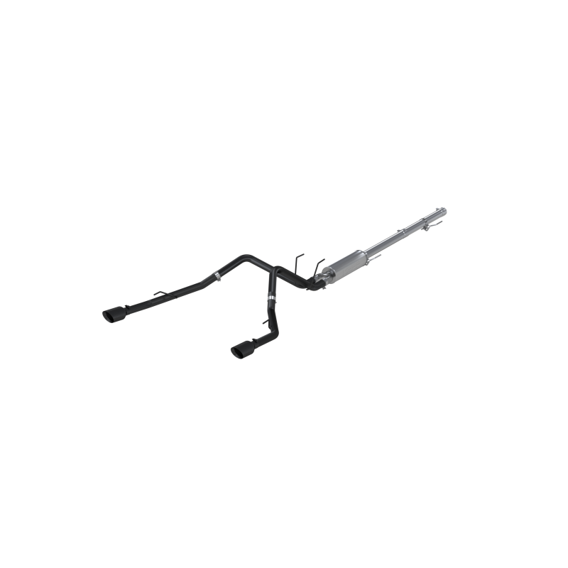 MBRP 09-14 Dodge Ram 1500 5.7L Cat-Back Dual Split Rear (Through Stock Bumper) AL - Black thumbnail 3