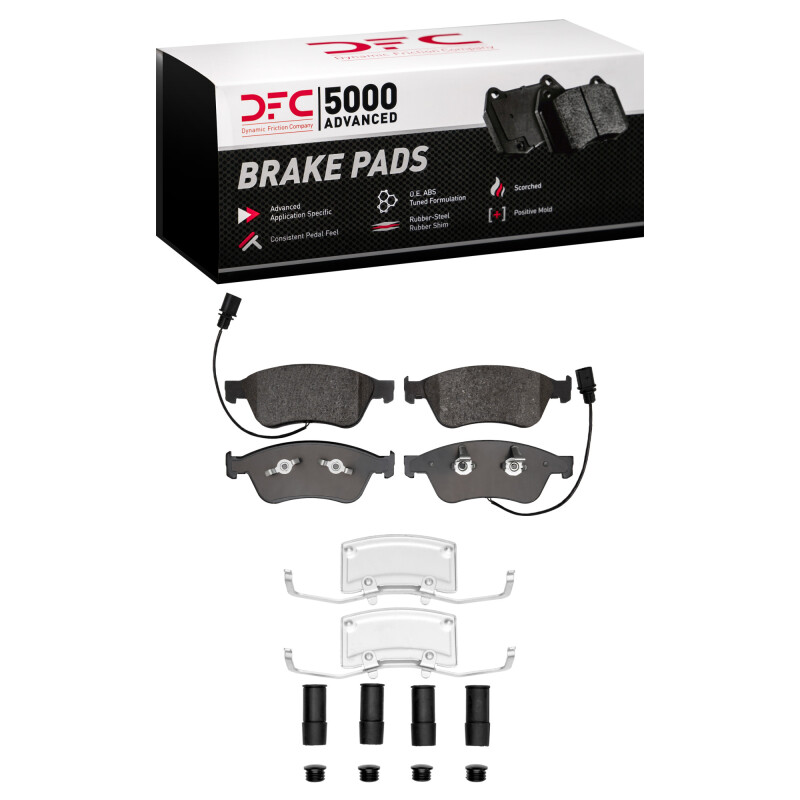 DFC 5000 Advanced Pads - Low-Metallic and Hardware Kit
