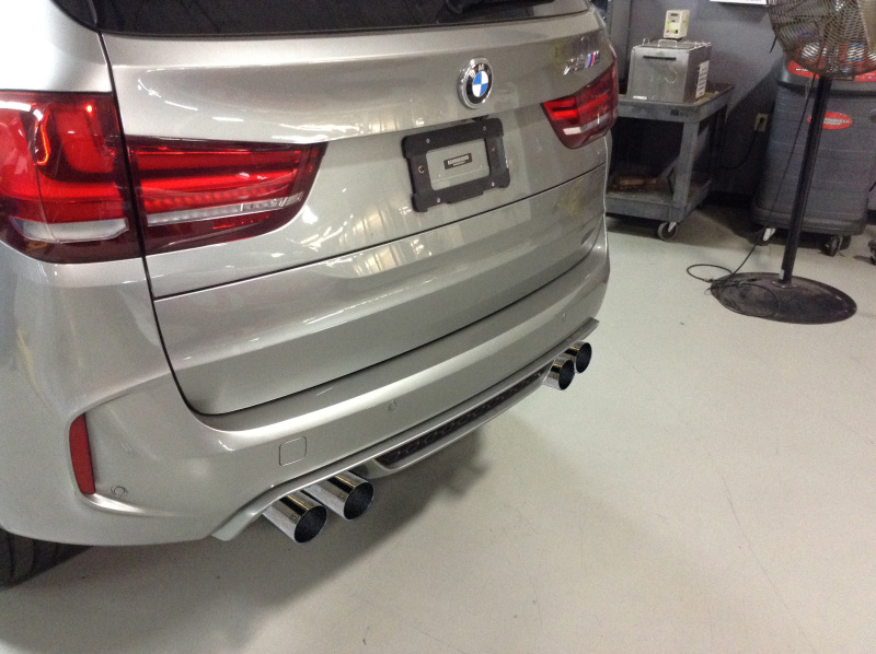 Dinan 15-19 BMW X5 M/X6 M (F85/F86) Free Flow Axleback Exhaust System - Polished Tips