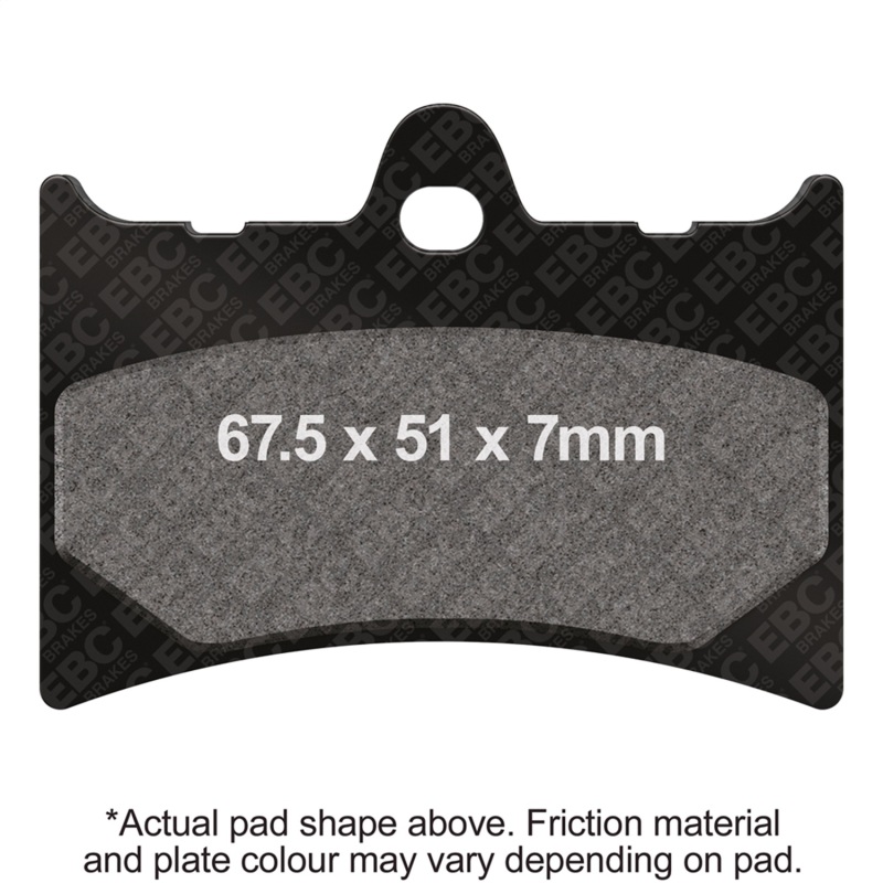 EBC 1987 KTM MX/EXC 250 Rear Left FA-SFA-TT-X Brake Pads