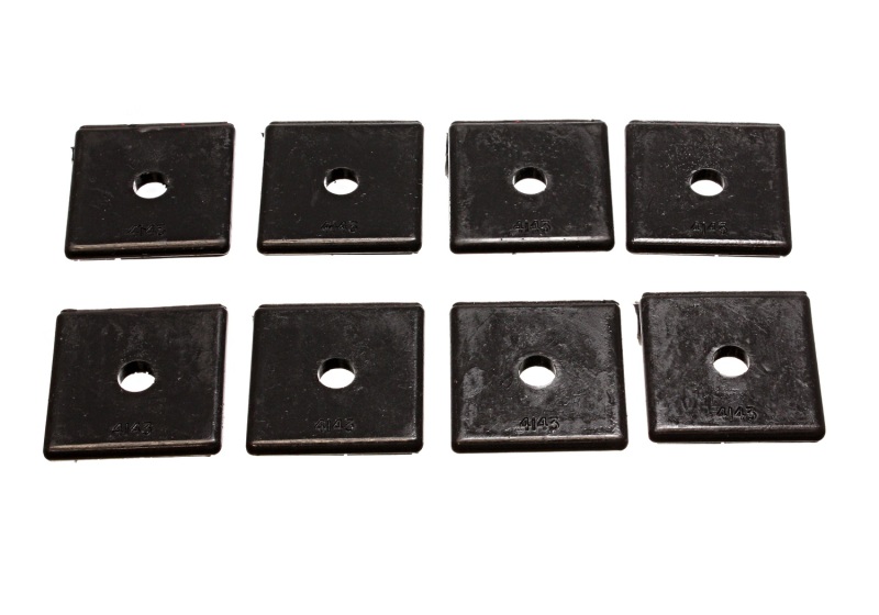 Energy Suspension Pad - Med - 2in SQ x 7/16in ID x 1/4in H - Black thumbnail 4