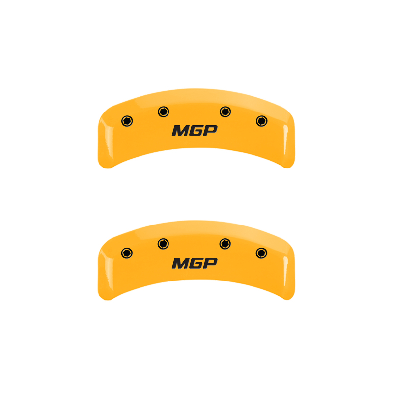 MGP 4 Caliper Covers Engraved Front & Rear MGP Black finish silver ch thumbnail 8