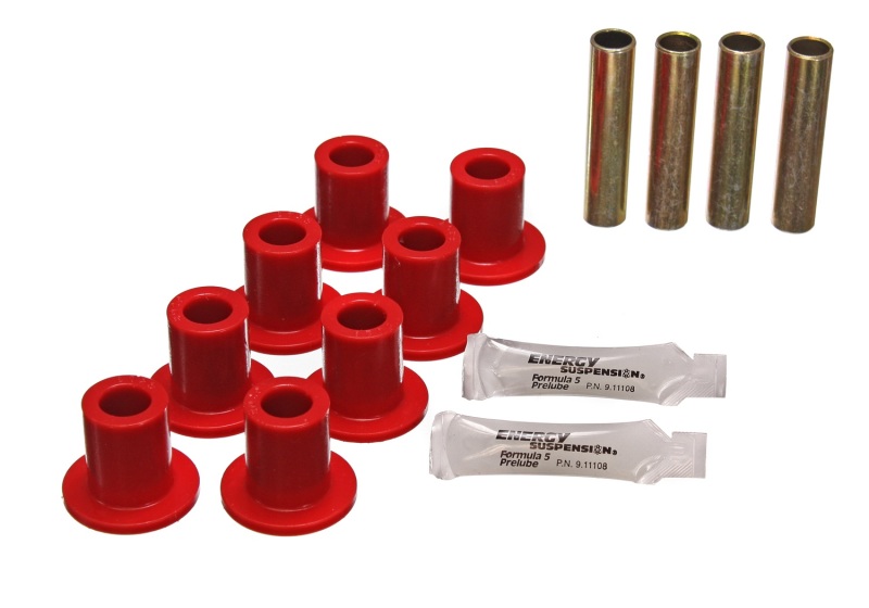 Energy Suspension Leaf Spring Bushing Set - Red thumbnail 3