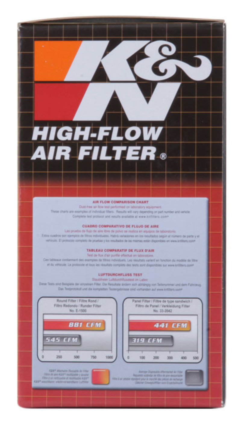 K&N Custom Racing Filter Assembly - Cotton Gauze - 1.75 in Height thumbnail 4