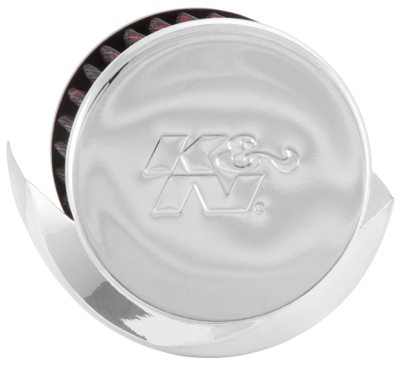 K&N 1.375in Flange ID x 3in OD x 2.5in Height Clamp On Crankcase Vent Filter thumbnail 7