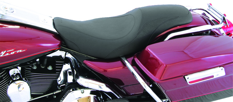 Mustang 97-07 Harley Rd King, 06-07 Street Glide, 00-05 Eagle Std Touring Solo Seat-Black