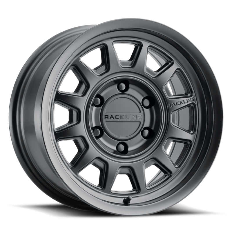 Raceline 952B Aero 17x8.5in / 6x139.7 BP / 18mm Offset / 106.1mm Bore - Satin Black Wheel thumbnail 4
