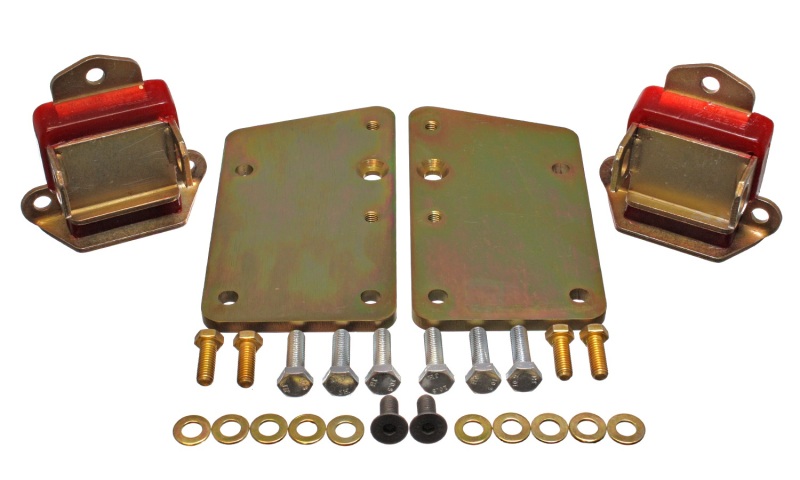 Energy Suspension Ls Conversion Motor Mount Set - Red thumbnail 2
