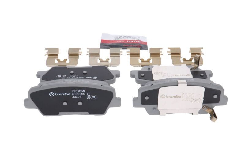 Brembo 17-18 Kia Sorento/ Hyundai Santa Fe Sport Rear NAO Brake Pad thumbnail 5