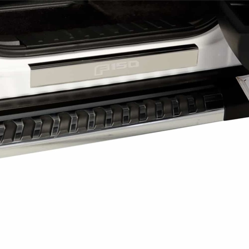 Putco 99-16 Ford SuperDuty Regular Cab & Super Cab w/ SUPERDUTY Etching - 2pcs SS Door Sills thumbnail 2