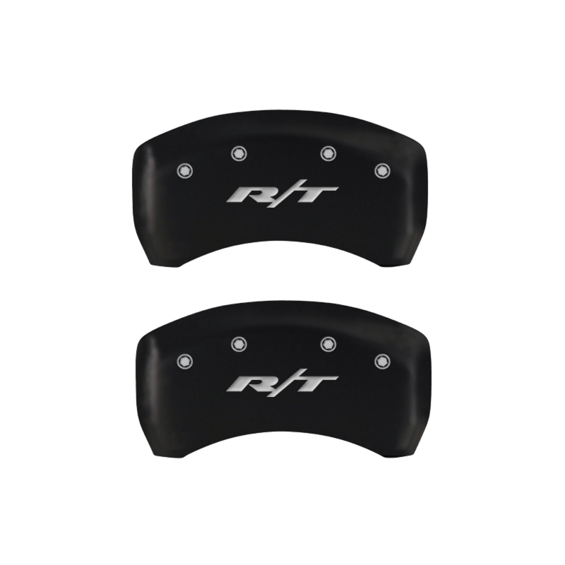 MGP 4 Caliper Covers Engraved Front & Rear RT1-Truck Red finish silver ch thumbnail 7