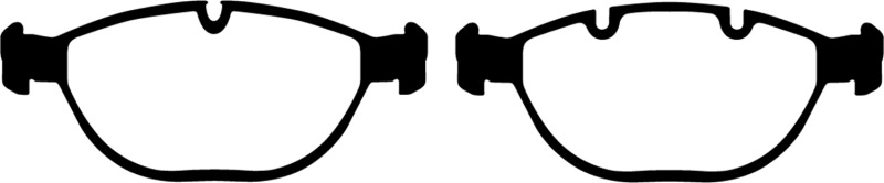EBC 02-04 BMW X5 4.6 Greenstuff Front Brake Pads thumbnail 6