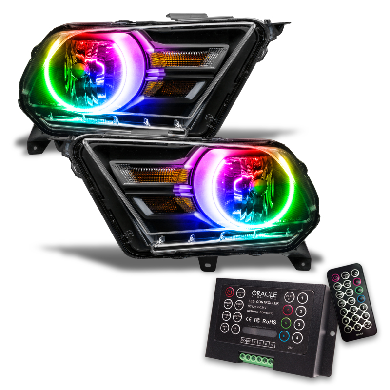 Oracle 10-14 Ford Mustang HL (Non-HID) - ColorSHIFT w/ 2.0 Controller thumbnail 6