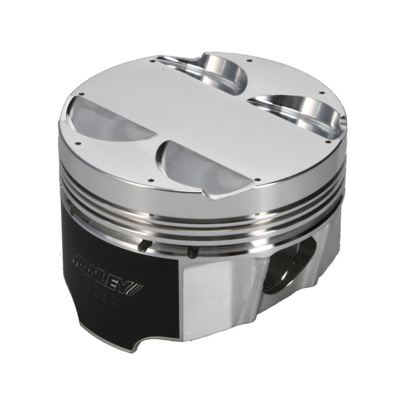 Manley 03-06 EVO VIII/IX 85mm STD Bore 8.5:1 Dish Piston Set with Rings thumbnail 8