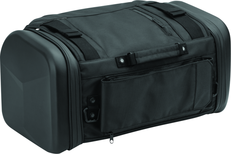 Kuryakyn XKursion XS Steward Roll Bags 5221 Saddle Bags, Bag, Luggage Rack, 1,680 Denier, Black, Each thumbnail 8
