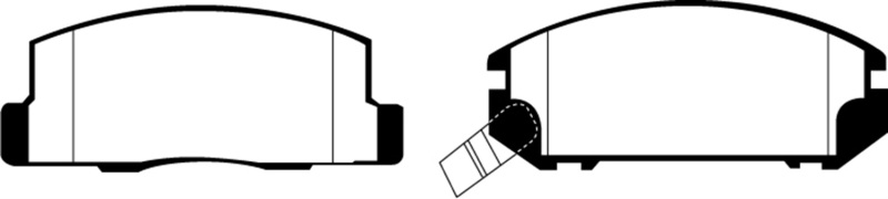 EBC 99-02 Toyota MR2 1.8 Greenstuff Rear Brake Pads thumbnail 5