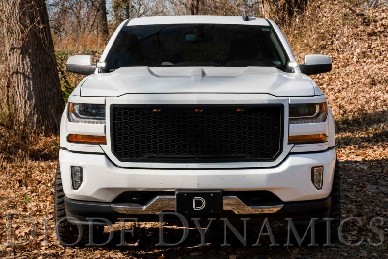 Diode Dynamics 14-19 Silverado/Sierra SSC2 LED Ditch Light Kit Sport - White Combo thumbnail 6