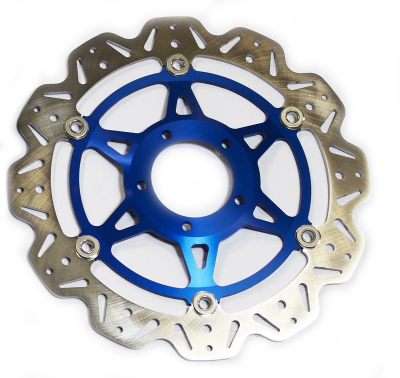 EBC 08-10 Ducati 848 Radial 2 Pad Caliper Front Left/Right Vee Floating Blue Rotor