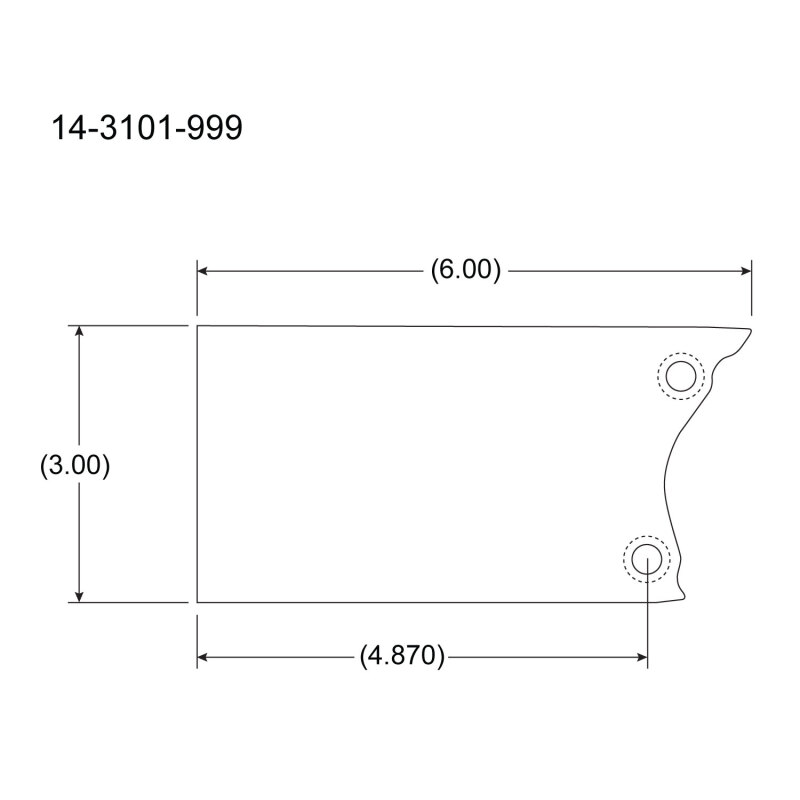 Peterson Fluid Systems Universal Mount Blade - Right Side thumbnail 3