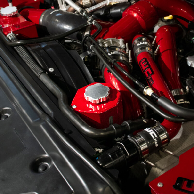 Wehrli 17-26 Ford Power Stroke 6.7L Power Steering Reservoir Cover - Semi-Gloss Black thumbnail 3