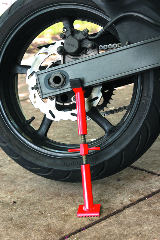 BikeMaster Motorcycle Liftsticks 151280 Stand, Motorcycle, Liftstick, Steel, Red thumbnail 8